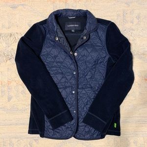 🌻 Fleece Button Up Jacket with Quilted Front